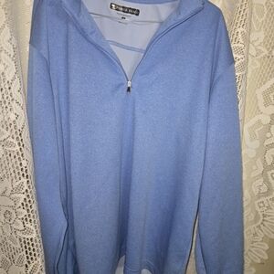 Pebble Beach Men's Light Blue Quarter-Zip Jacket